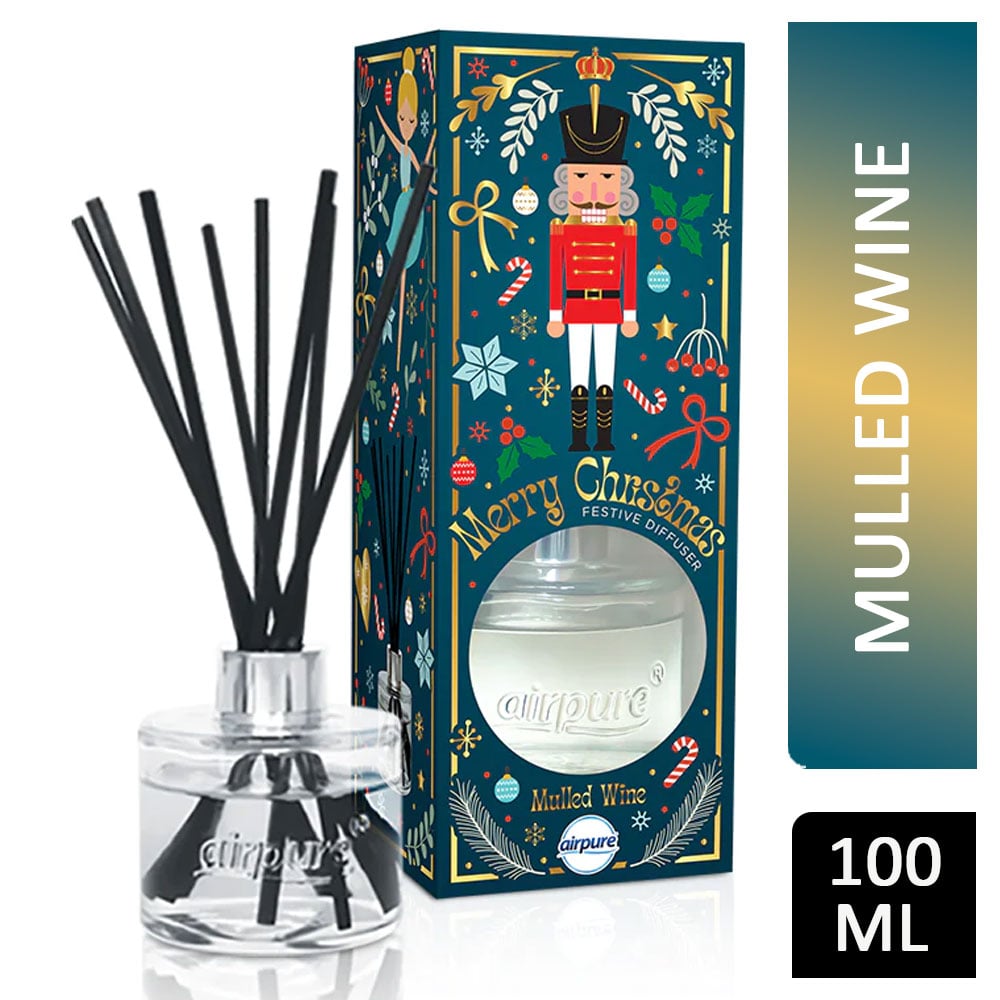Nutcracker Reed Diffuser - Mulled Wine (100ml) Nutcracker Reed Diffuser - Mulled Wine (100ml)